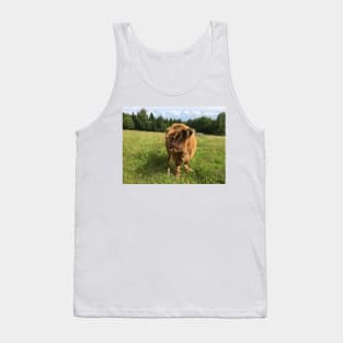 Scottish Highland Cattle Calf 1452 Tank Top